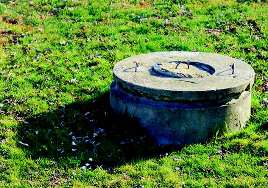 Well water source in rural area before tap water treatment in Canada expanded