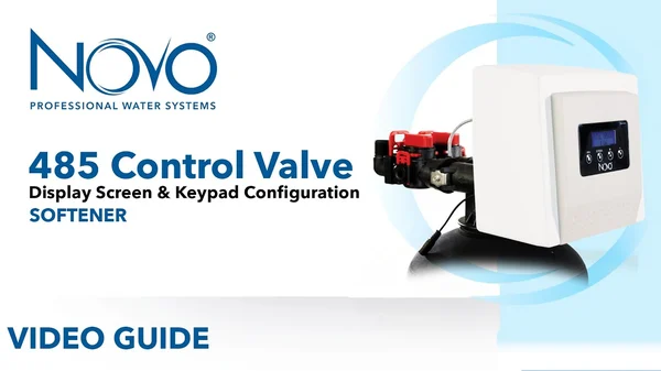 Novo 485 Control Valve Softener Programming Videos